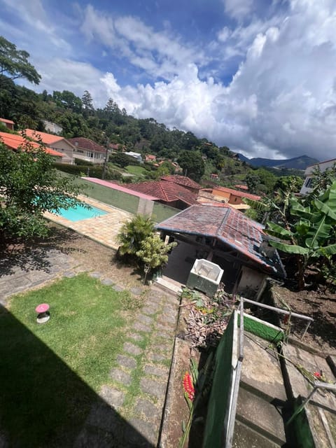 Natural landscape, Garden, Swimming pool