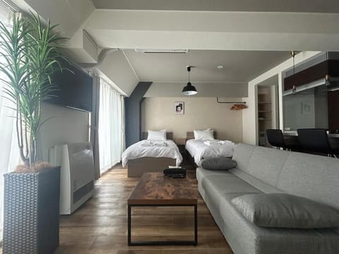 Bed, Living room, Bedroom