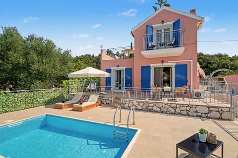 Property building, Living room, Swimming pool