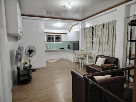 Kitchen or kitchenette, Living room, Dining area