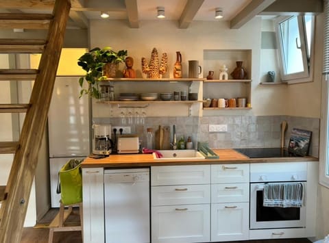 Kitchen or kitchenette, kitchen