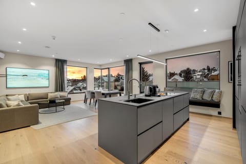 Grand Luxury Penthouse l Stunning View l Balcony Apartment in Tromso