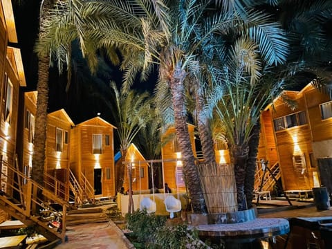 Property building, Patio, Night