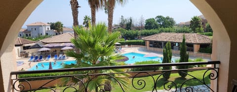 View (from property/room), Balcony/Terrace, Garden view, Pool view, Swimming pool