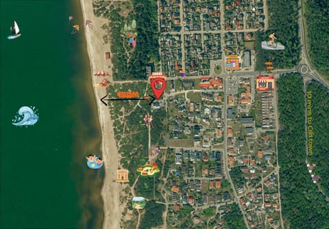 Day, Natural landscape, Bird's eye view, Beach, City view