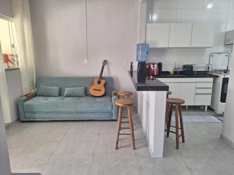Kitchen or kitchenette, Living room, Seating area, Dining area, oven, stove, toaster
