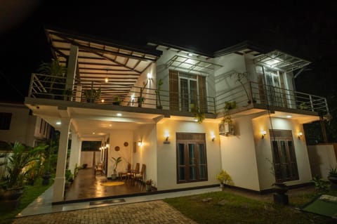 Property building, Night, Garden view