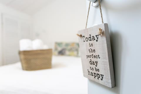 Bed, Bedroom, Text overlay