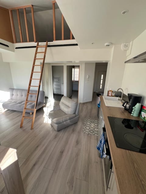 Kitchen or kitchenette, Seating area, Dining area, pet friendly, stove