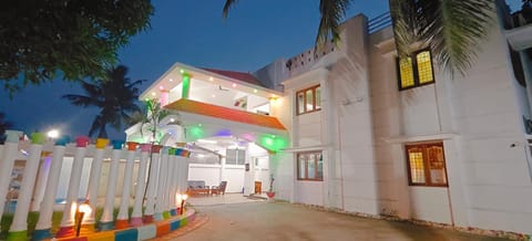 Property building, Night, Evening entertainment