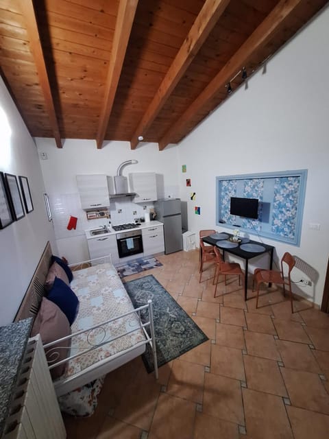 Kitchen or kitchenette, Living room, Dining area