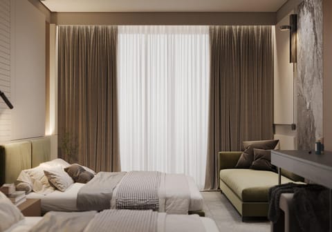 Photo of the whole room, Bedroom