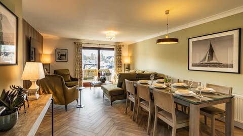 Living room, Seating area, Dining area