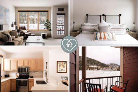 Kitchen or kitchenette, Living room, Bedroom, Mountain view