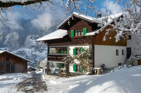 Property building, Day, Winter, Mountain view