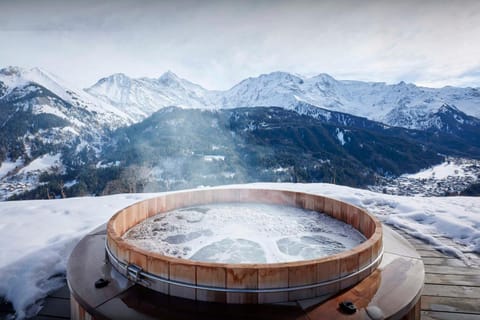 Day, Natural landscape, Winter, Hot Tub, Mountain view, Area and facilities