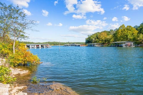 Lakefront Retreat with Deck Movie Room and Yard House in Table Rock Lake