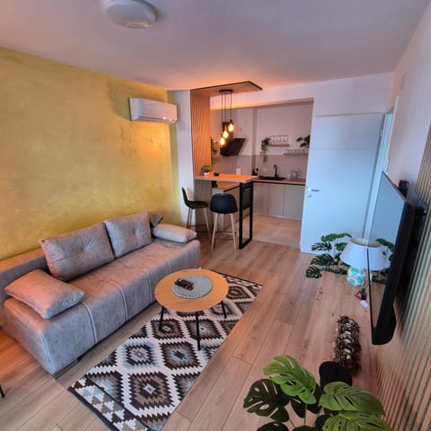Living room, air conditioner
