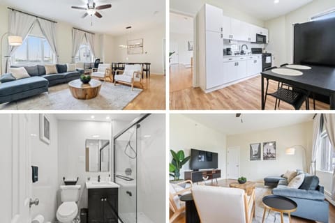 Shower, Bathroom, Kitchen or kitchenette, Living room, Photo of the whole room, Seating area, Dining area