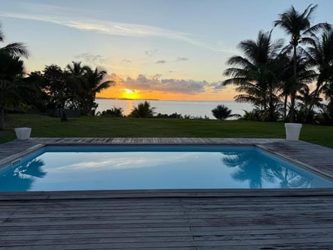 Natural landscape, Pool view, Sea view, Swimming pool, Sunset