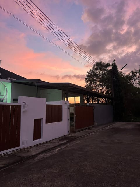 Property building, Sunset