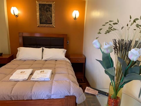 Bed, Photo of the whole room, Bedroom, City view
