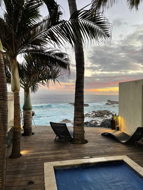 Natural landscape, Balcony/Terrace, Spa and wellness centre/facilities, Sea view, sunbed
