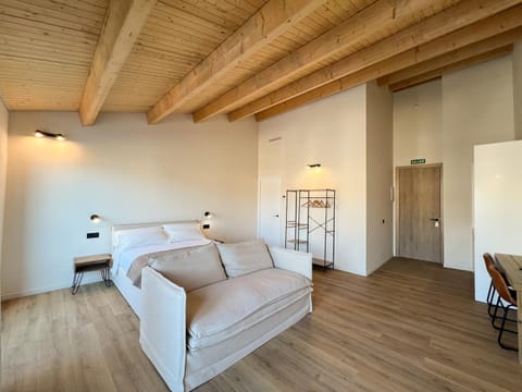 Bed, Living room, Photo of the whole room, Seating area, Bedroom