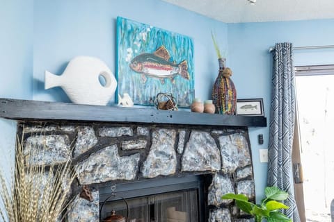 Just steps from your private patio to the river House in Townsend