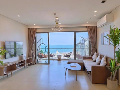 Living room, Seating area, Sea view