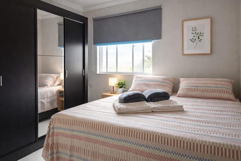 Bed, Photo of the whole room, Bedroom, towels, wardrobe