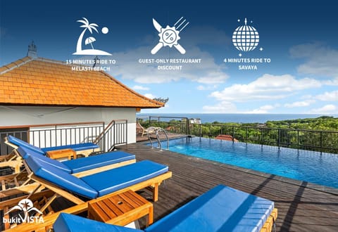 Day, Natural landscape, Text overlay, Pool view, Sea view, Swimming pool, sunbed