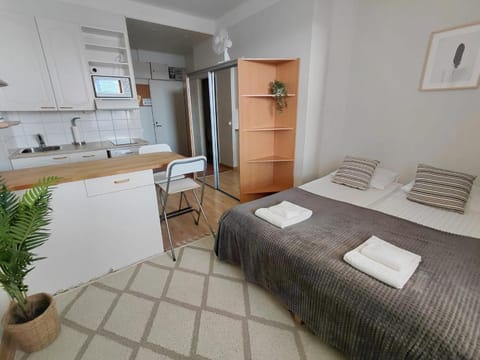 Kitchen or kitchenette, wardrobe