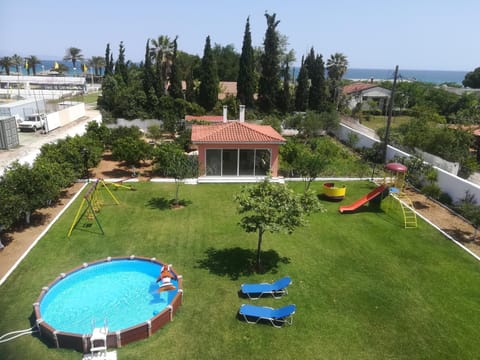 Bird's eye view, Children play ground, Garden, Garden, Garden view, Pool view, Swimming pool, sunbed