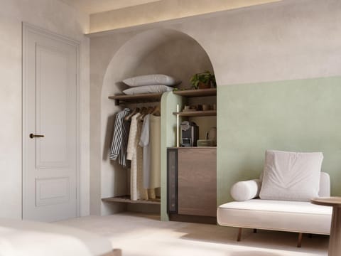 Coffee/tea facilities, wardrobe