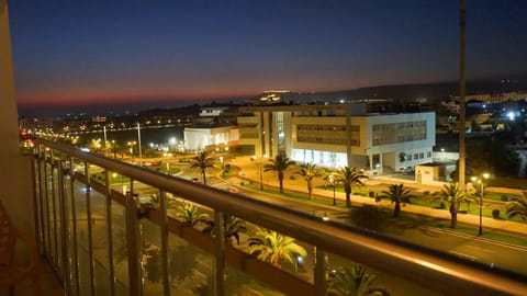 Night, View (from property/room), Balcony/Terrace, City view
