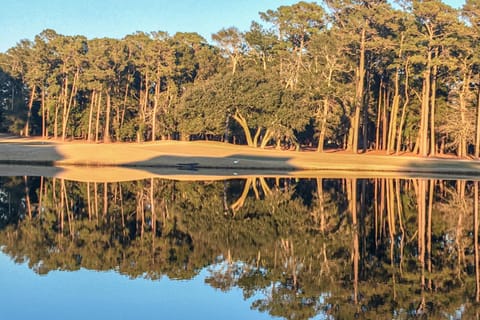 Lakefront condo with patio, AC, & water views plus pool & tennis House in Calabash