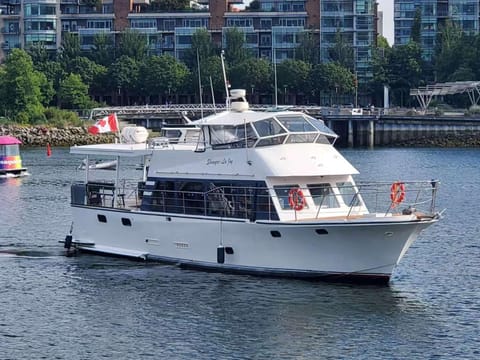 Shangri-la Joy Docked boat in Vancouver