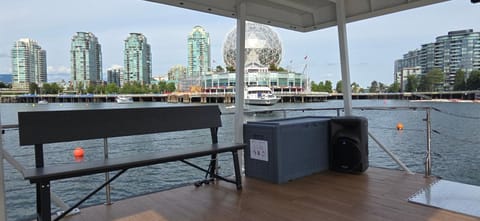 Shangri-la Joy Docked boat in Vancouver