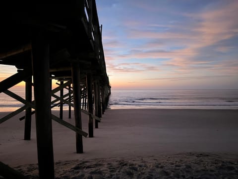 Natural landscape, Beach, Sea view, Sunrise