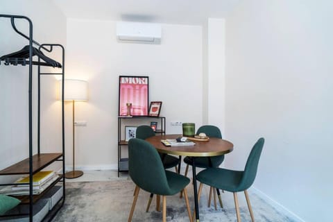 Dining area, air conditioner