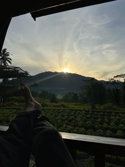 Natural landscape, Balcony/Terrace, Mountain view, Sunrise