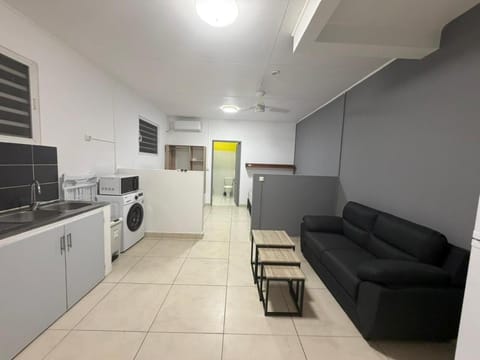 Kitchen or kitchenette, Living room, Seating area, oven, stove