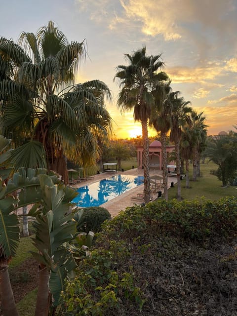Day, Natural landscape, Garden, Garden view, Pool view, Swimming pool, Sunrise, Sunset, sunbed