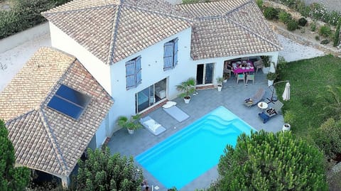 Bird's eye view, Balcony/Terrace, Swimming pool