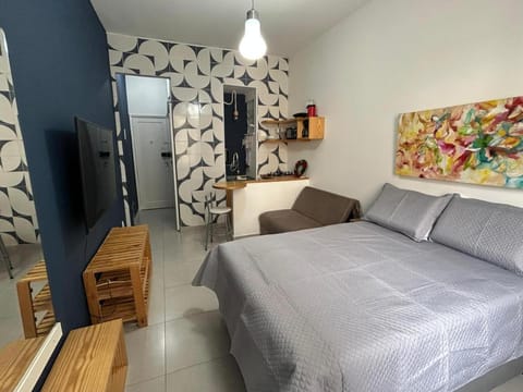 Bed, TV and multimedia, Living room, Photo of the whole room, Bedroom