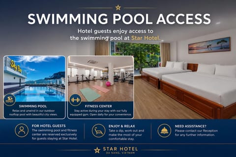 Text overlay, Pool view, Swimming pool