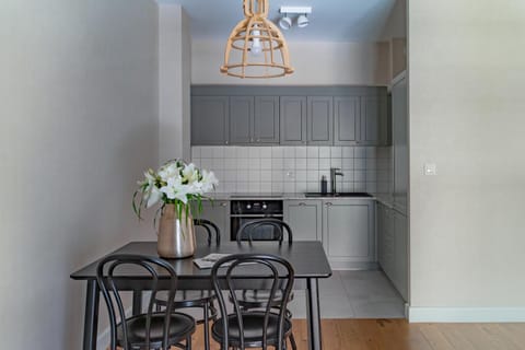 Coffee/tea facilities, Kitchen or kitchenette, Living room, Dining area, stove