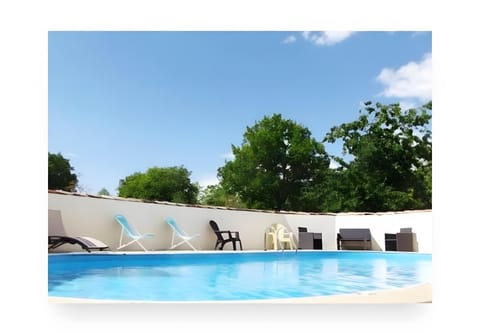 Property building, Living room, Swimming pool