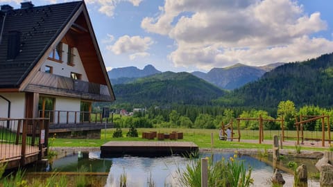 Spring, Natural landscape, Mountain view